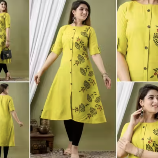 Printed Aline Kurti